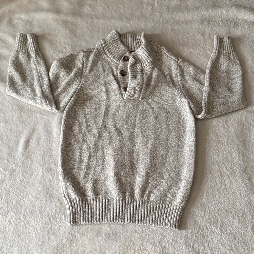 Carters Pullover Ribbed Sweater (size 6/6A)